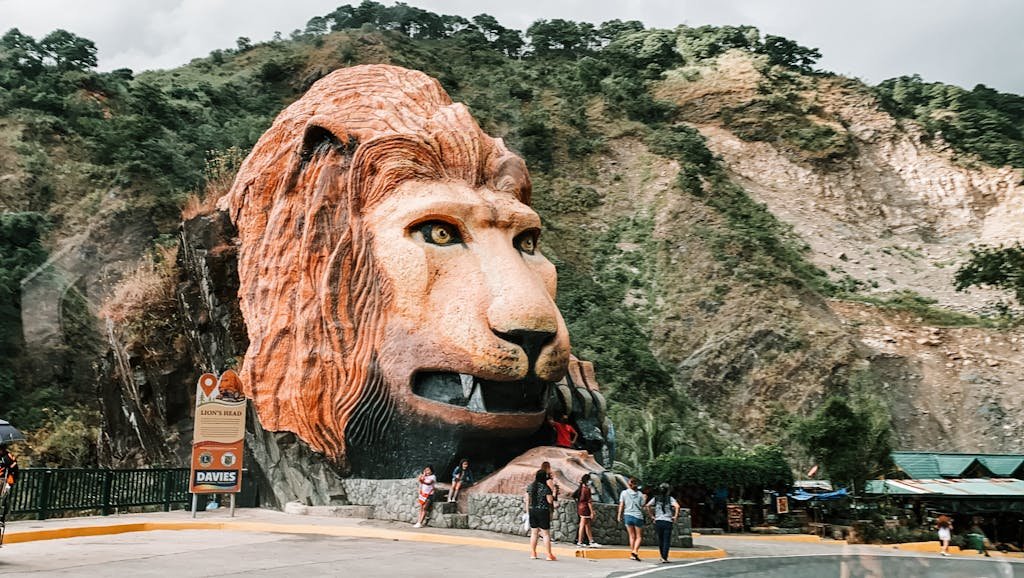 The Lion's Head in Baguio City